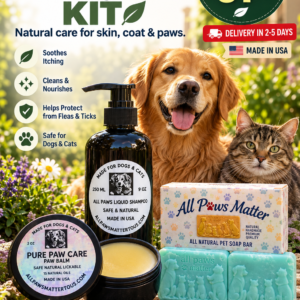 All Paws Care  Shampoo + Soap Bar + Paw Balm